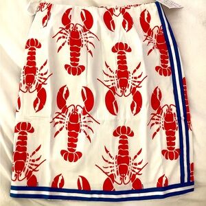 GRETCHEN SCOTT FESTIVE LOBSTER SKIRT NWT XXS
